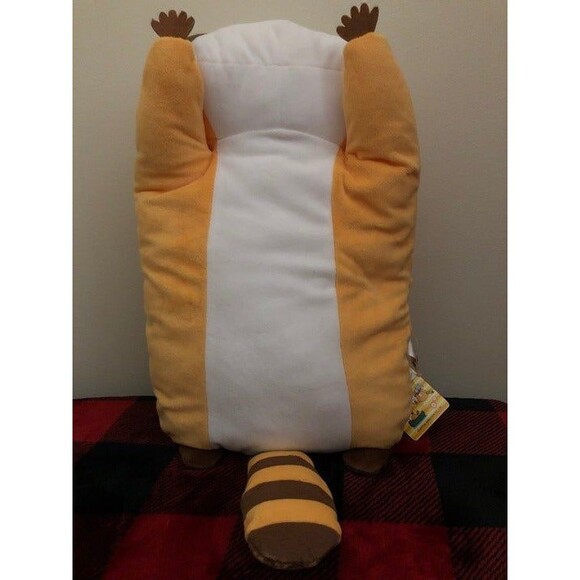 Furyu Puchi Rascal Raccoon Laying Down (Closed Eyes) Cushion Toreba Prize - Picture 5 of 10
